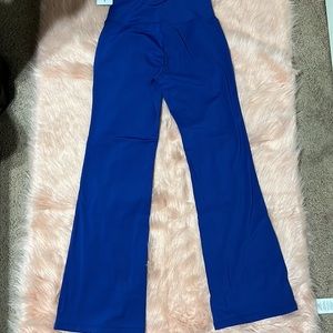 Brand New Fashion Yoga Fitness  Pants size S Royal Blue